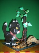 Кот учёный все ходит по цепи кругом. Кот учёный все ходит по цепи кругом.