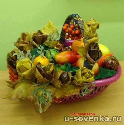 "Букет" из природного материала