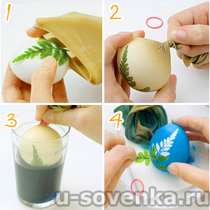 красим яйца на пасху