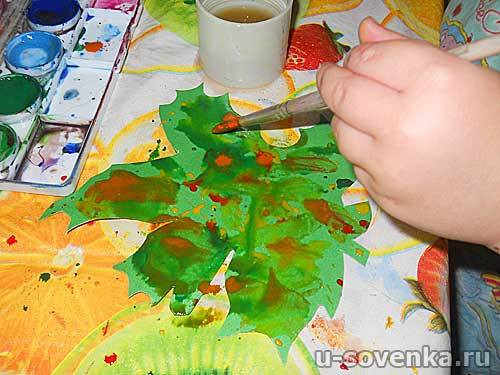 техники рисования красками для детей
